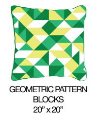 Geometric Pattern Blocks Green